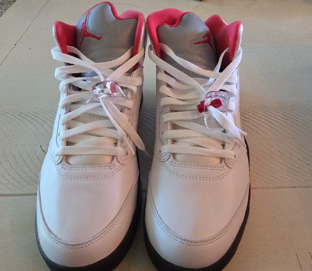 Jordan Air 4 Retro White and Bright Crimson